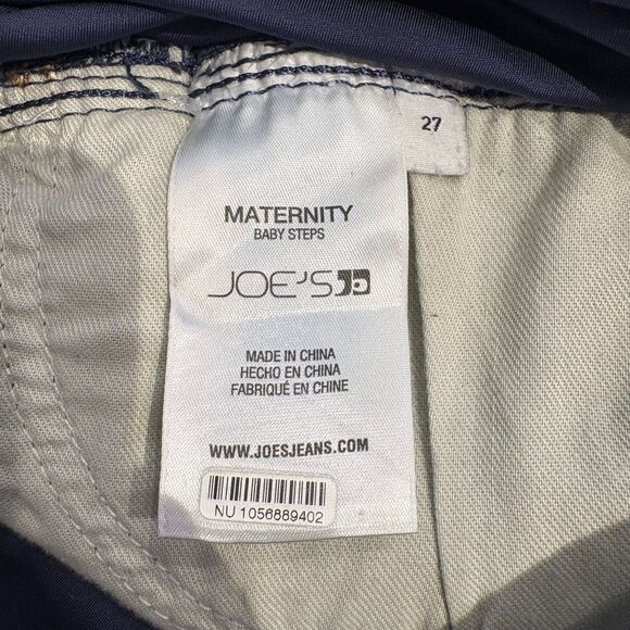Joe's Jean's The Joplin Maternity Denim Knee Length Skirt Women's Size 27 EUC! - Picture 4 of 8